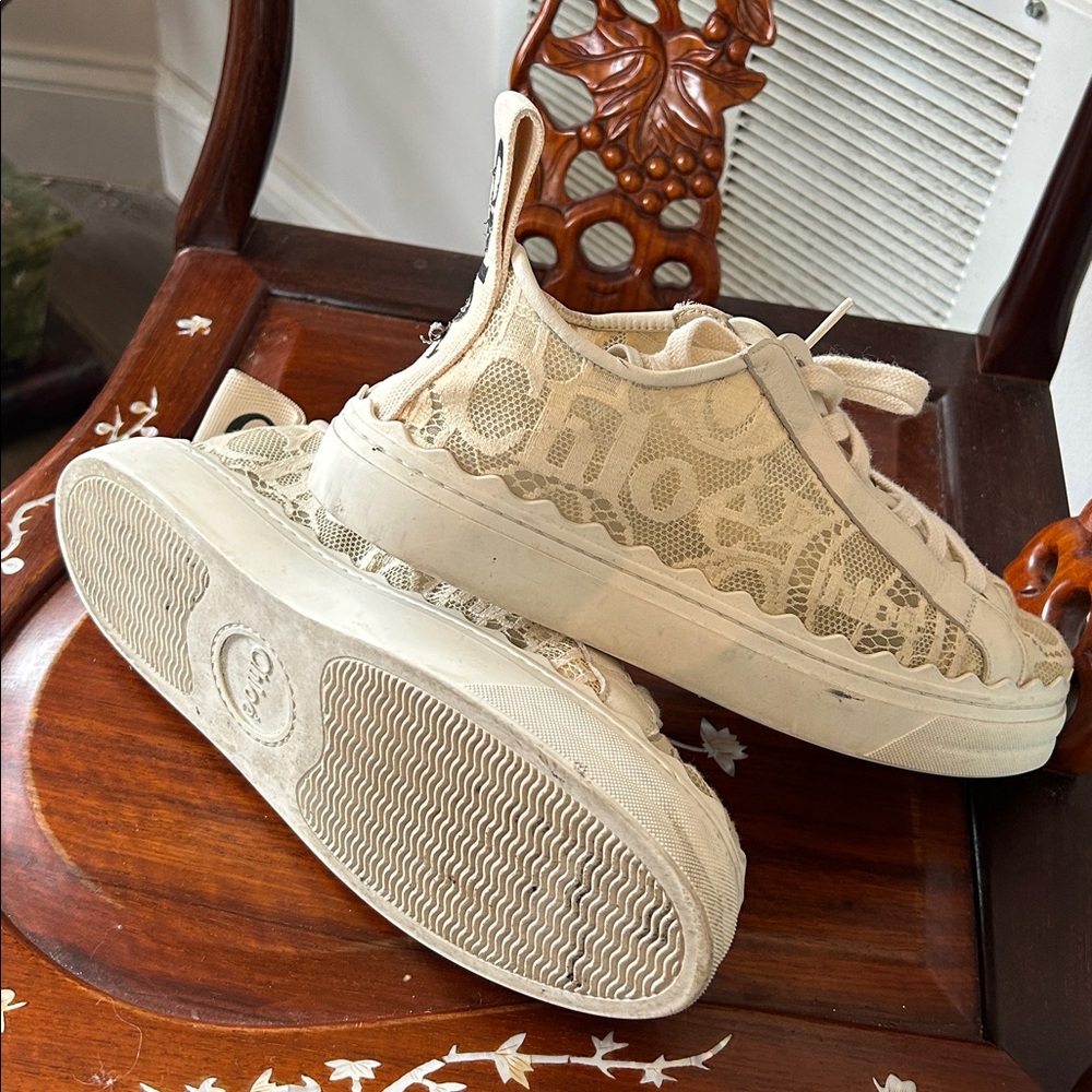 Chloe Lauren Lace Sneakers - Picture 4 of 4